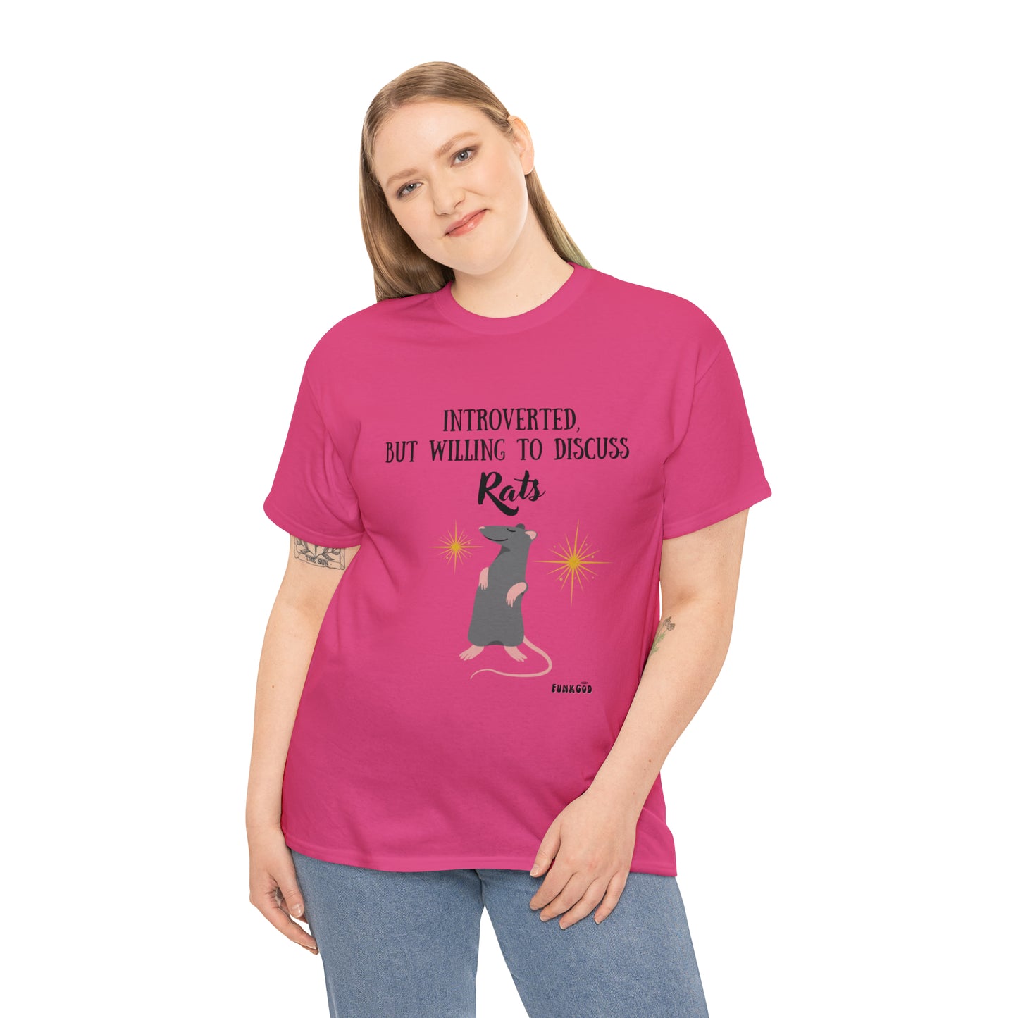 Rat Lover Unisex T-Shirt "Introverted But Willing to Discuss Rats"