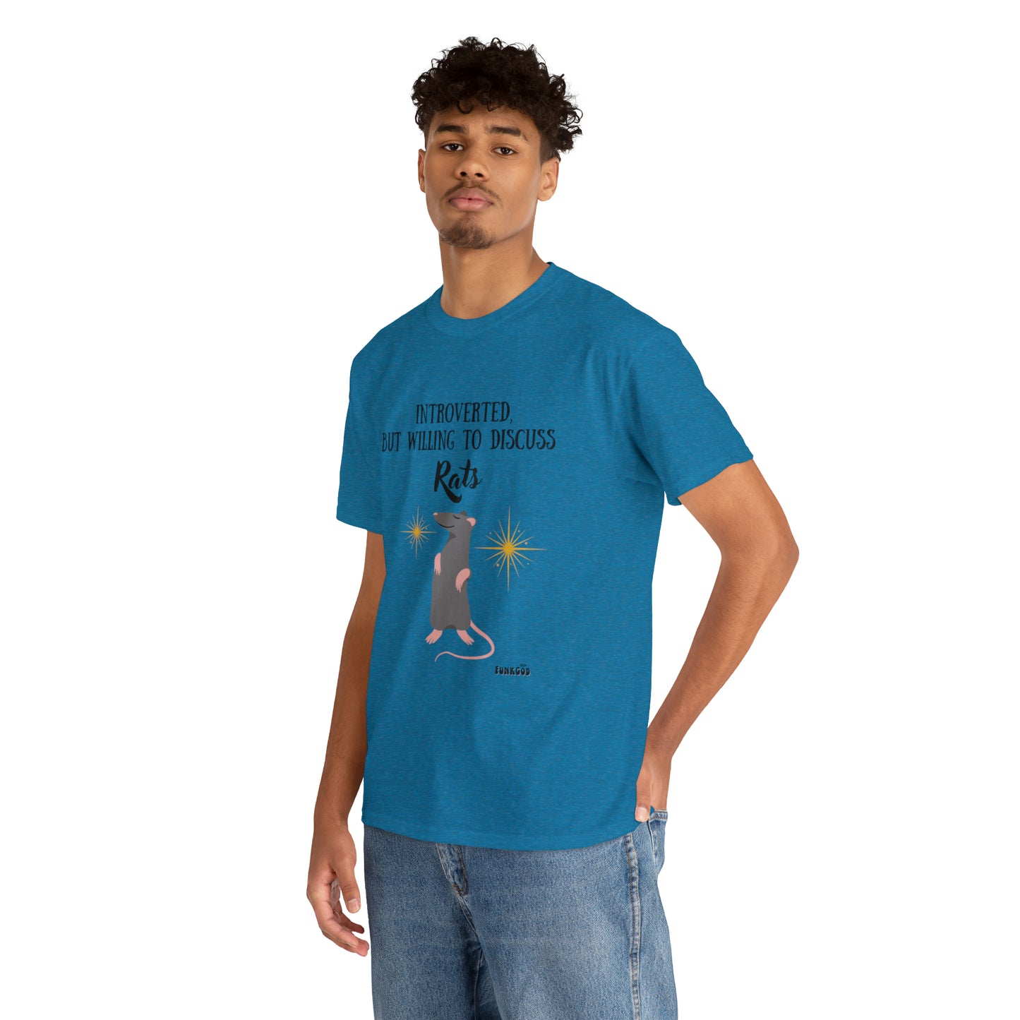 Rat Lover Unisex T-Shirt "Introverted But Willing to Discuss Rats"