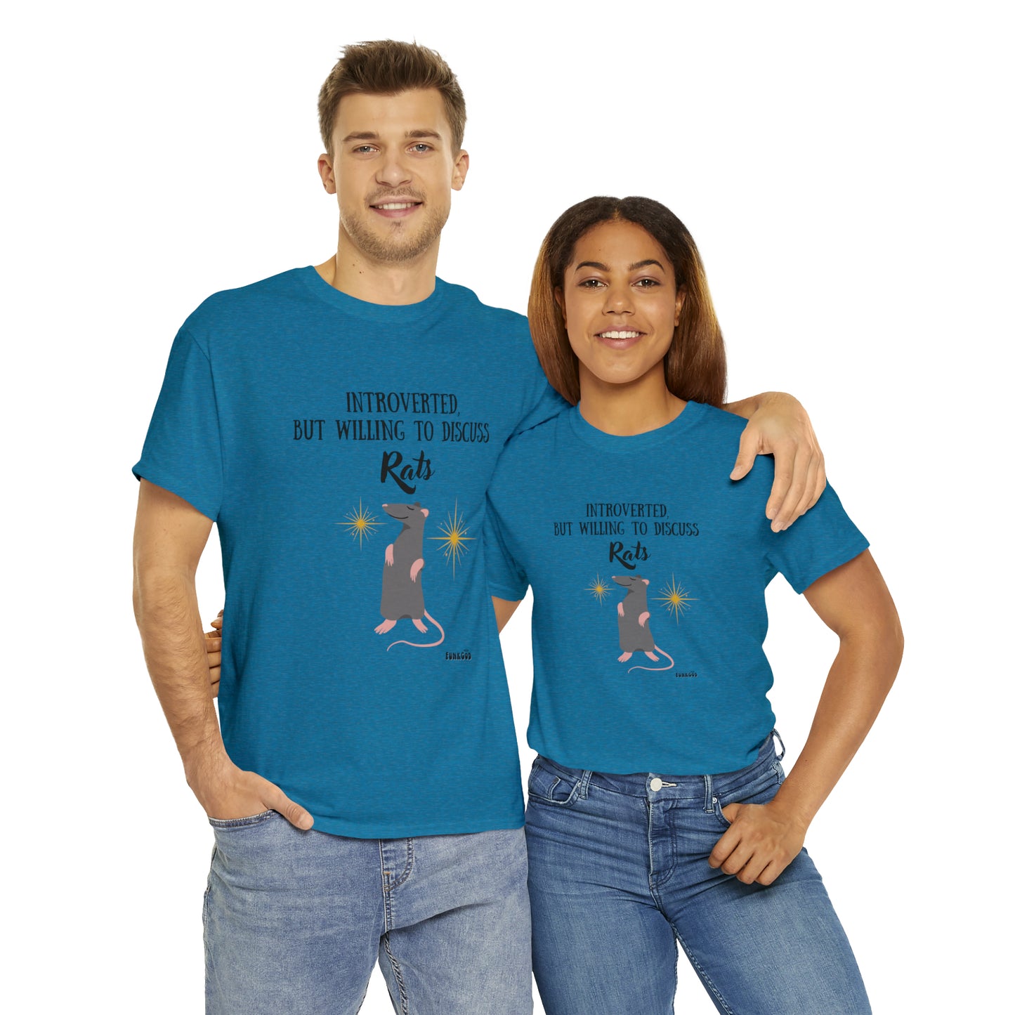 Rat Lover Unisex T-Shirt "Introverted But Willing to Discuss Rats"