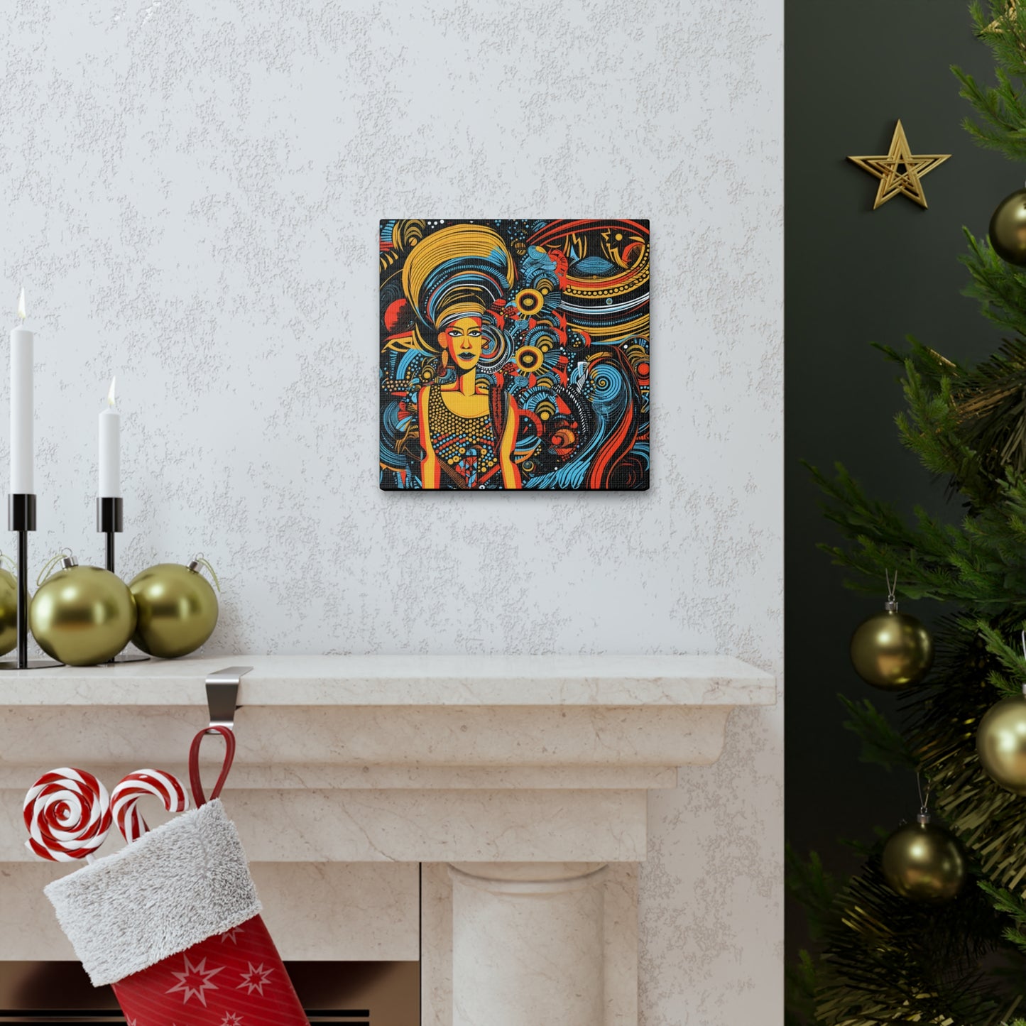 Solar Goddess Fine Art Print Canvas Wall Art