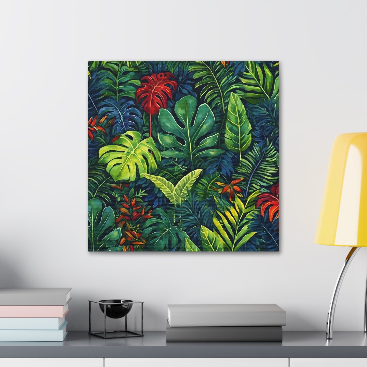 Tropical Leaves Jungle Foliage Fine Art Print Canvas Wall Art