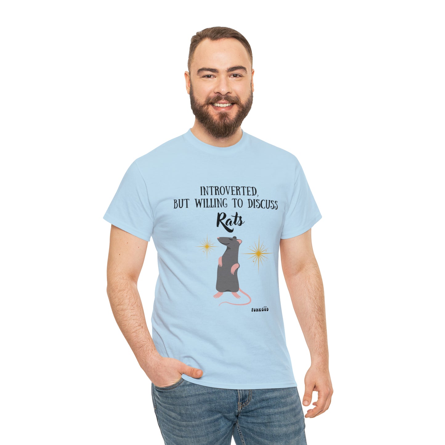 Rat Lover Unisex T-Shirt "Introverted But Willing to Discuss Rats"