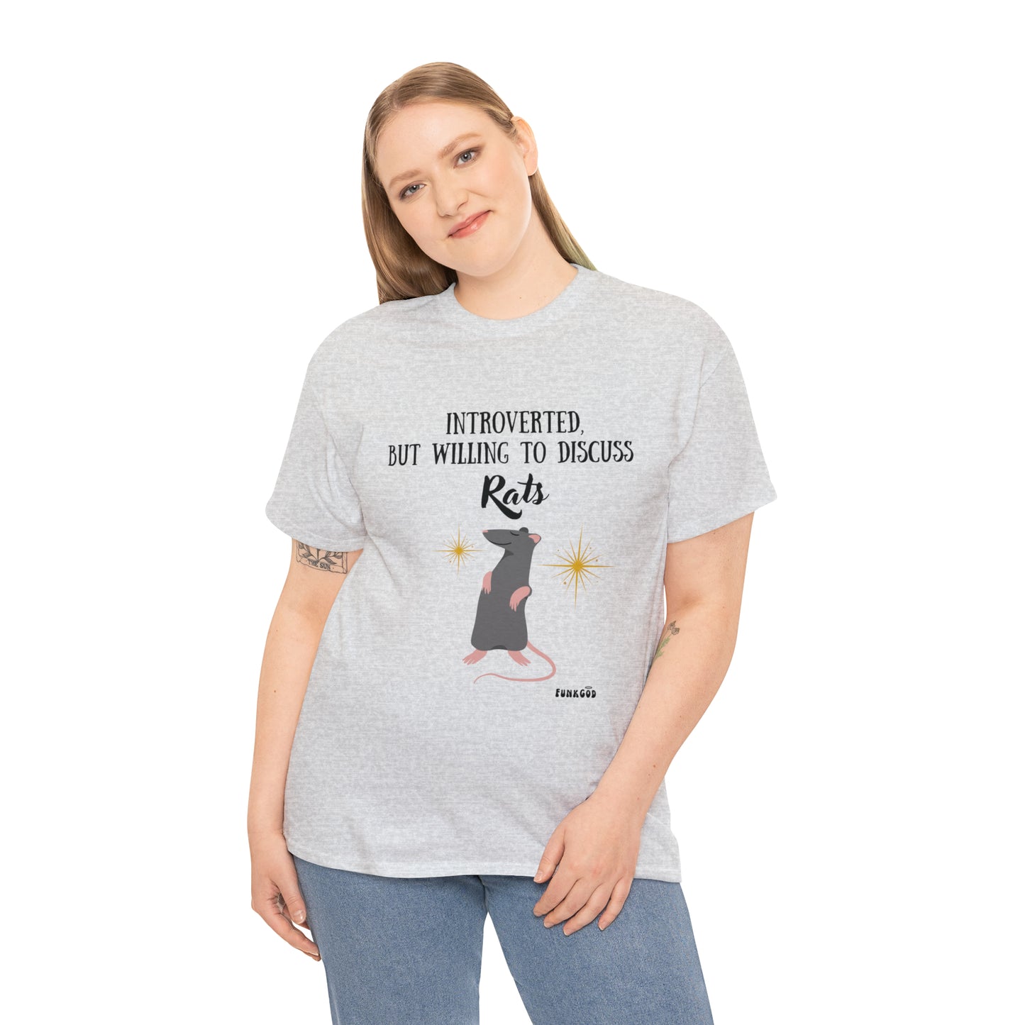 Rat Lover Unisex T-Shirt "Introverted But Willing to Discuss Rats"