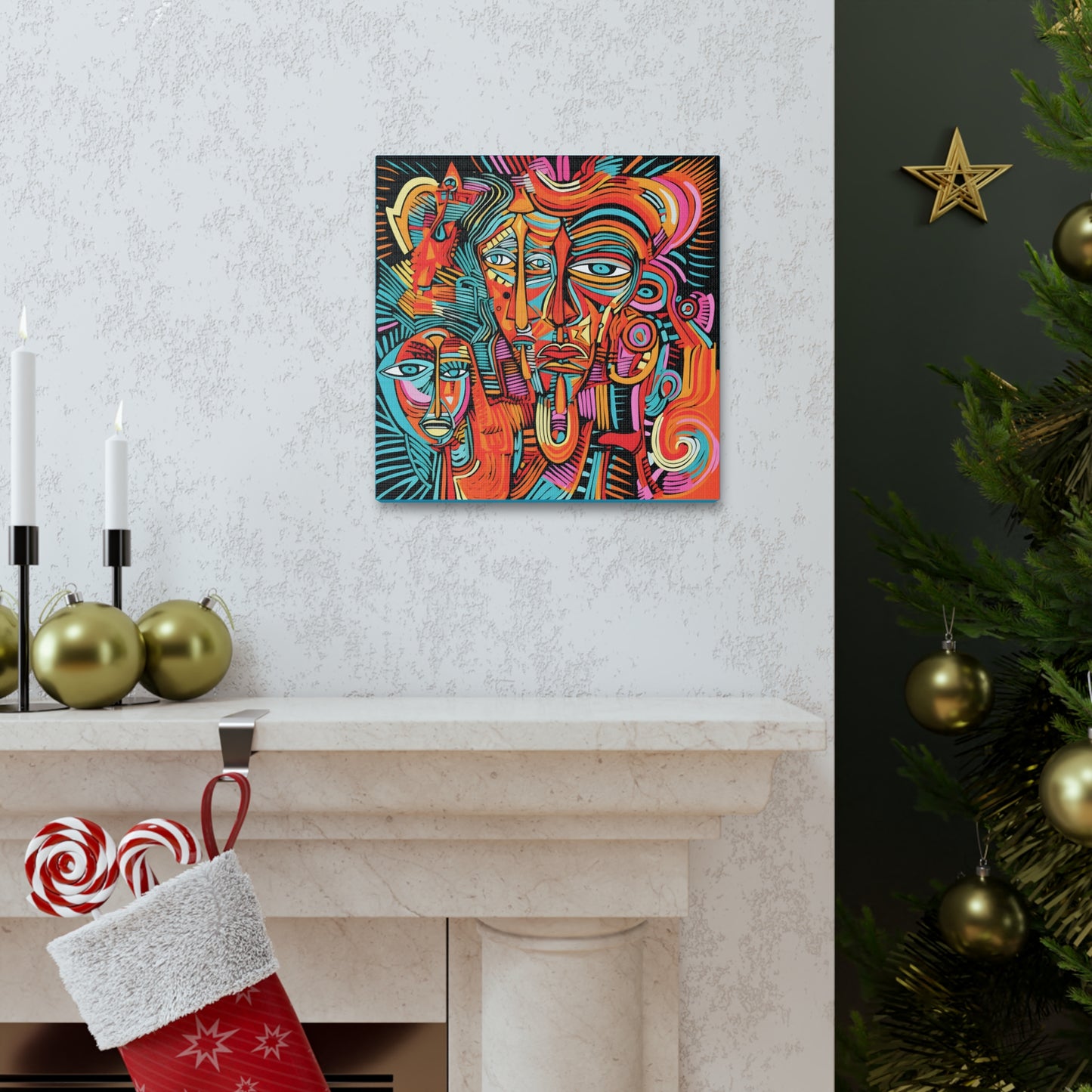 Latin Puzzle Fine Art Print Canvas Wall Art