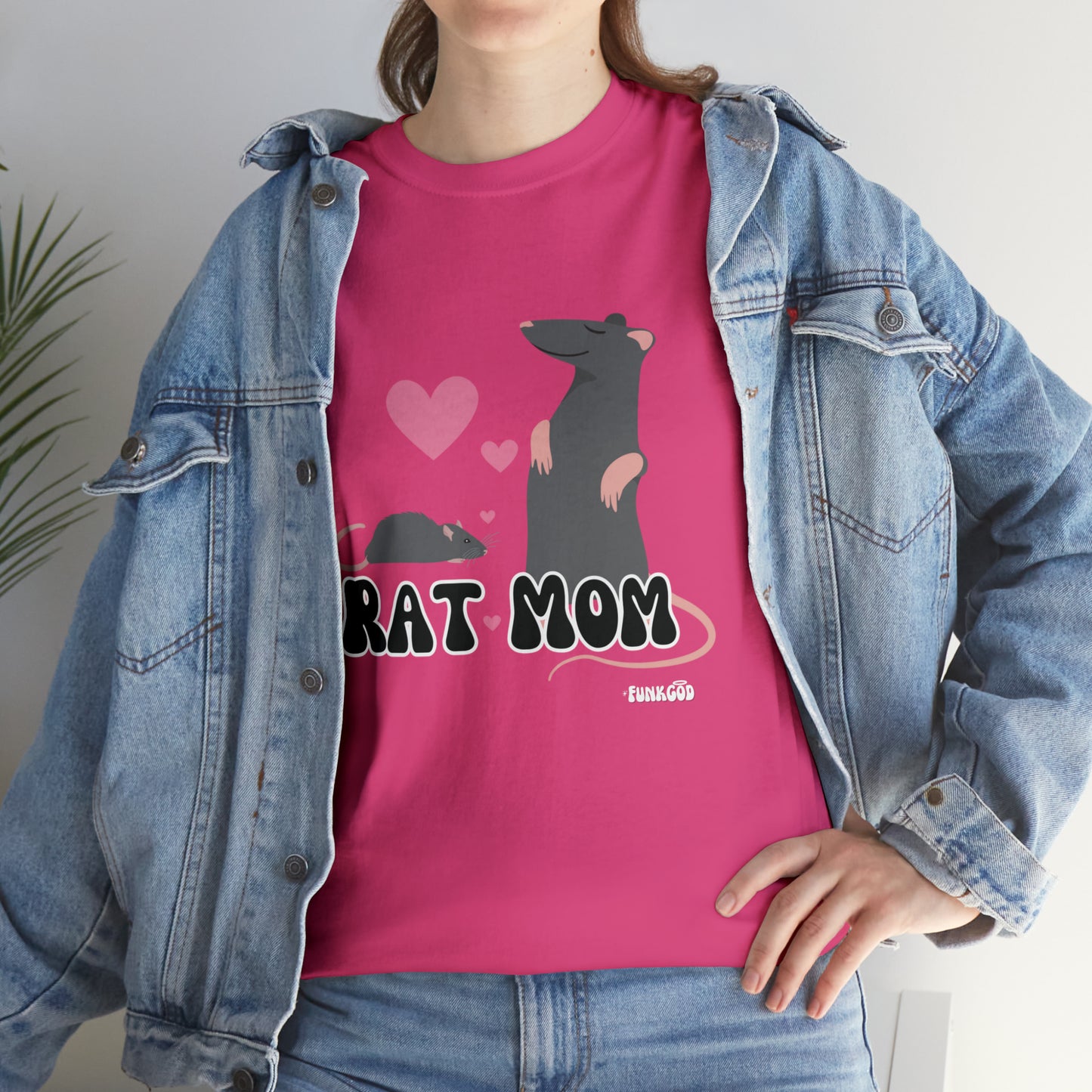 Rat Mom Cute T-Shirt For Rat Lovers, Relaxed Fit