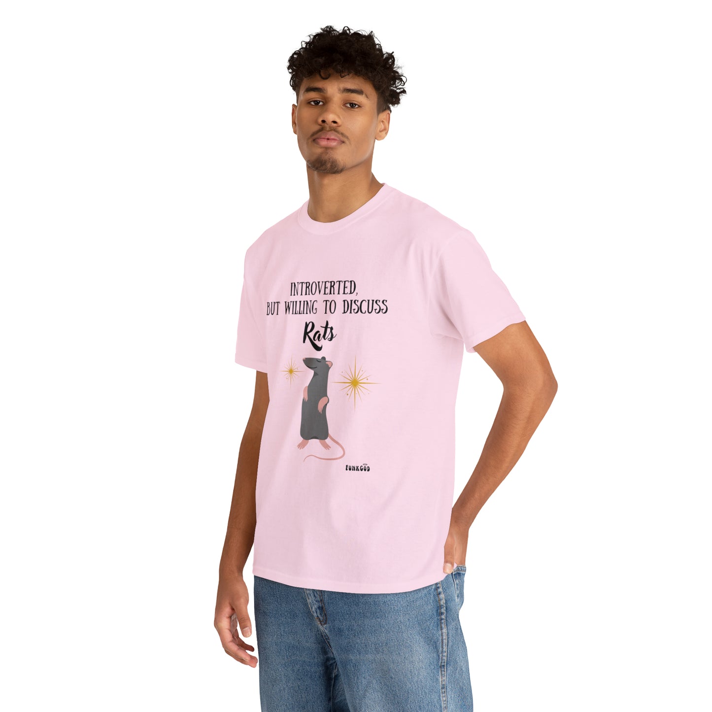 Rat Lover Unisex T-Shirt "Introverted But Willing to Discuss Rats"