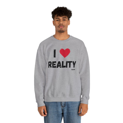 I Heart Reality Unisex Casual Sweatshirt