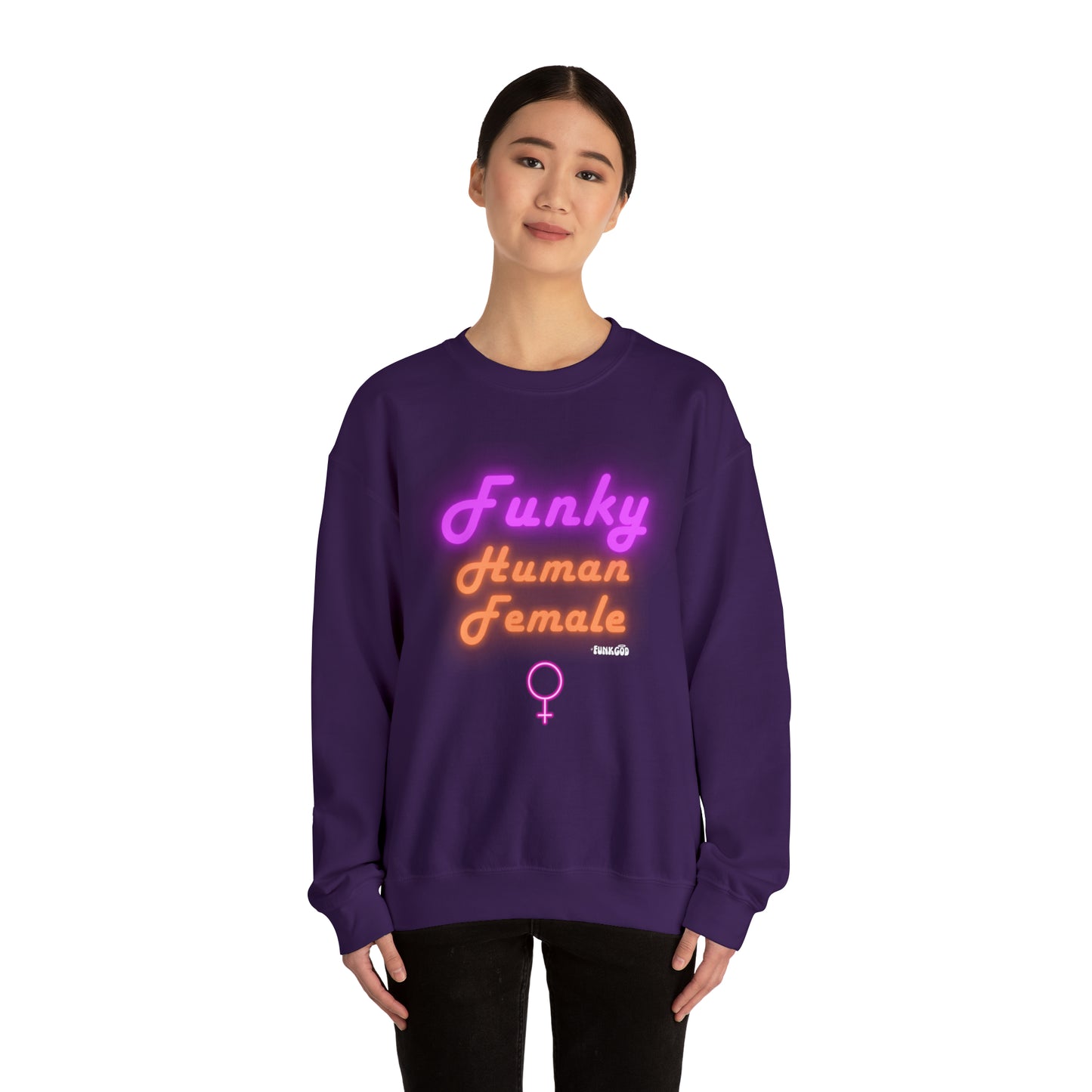 Funky Human Female Sweatshirt