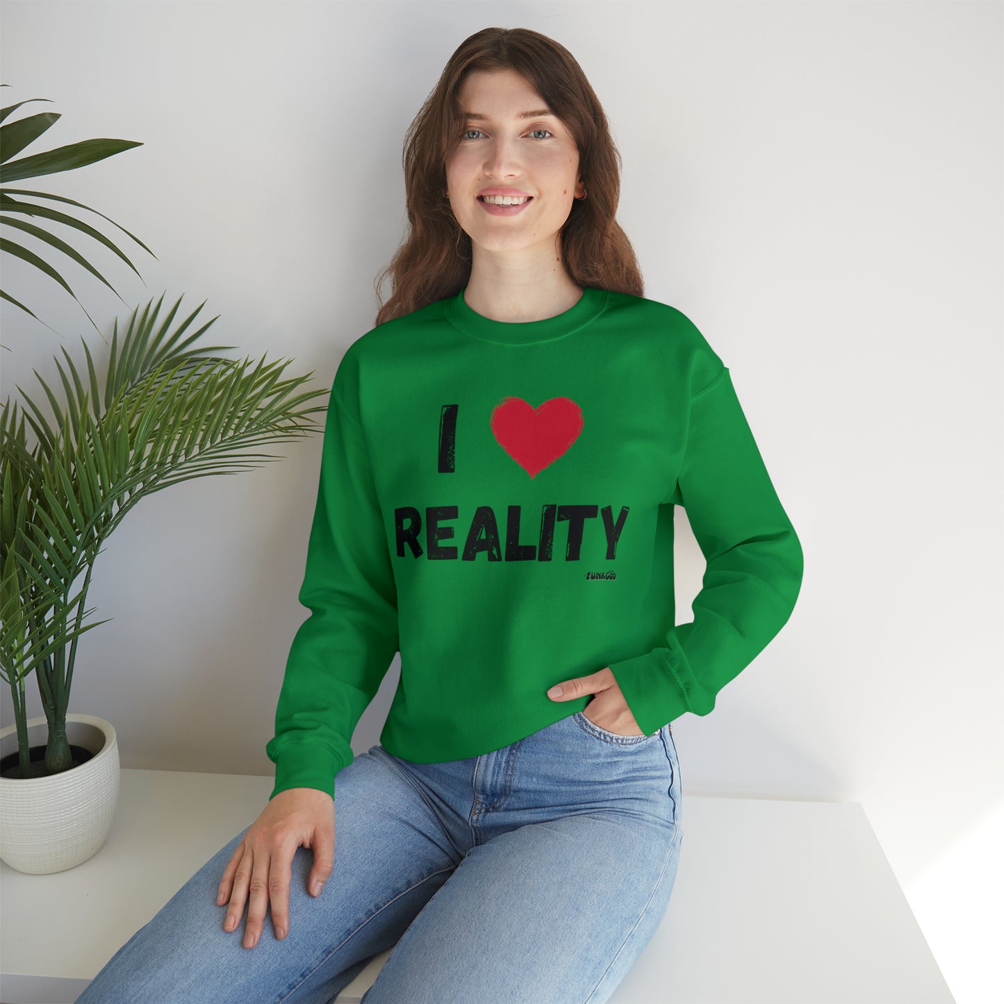 I Heart Reality Unisex Casual Sweatshirt