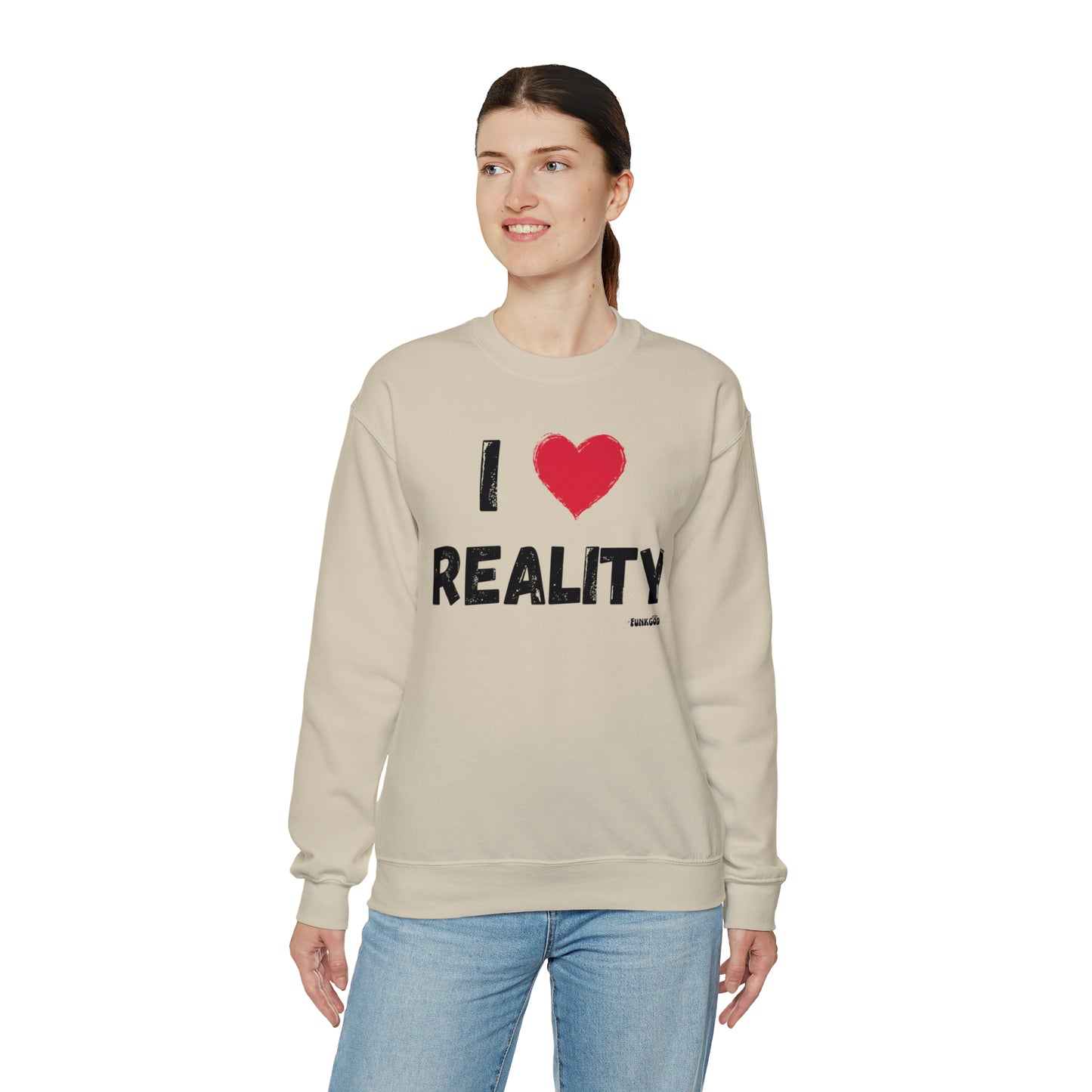 I Heart Reality Unisex Casual Sweatshirt