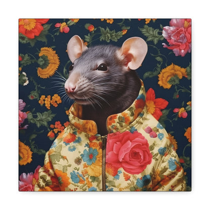 Fancy Rat Fine Art Print Canvas Wall Art