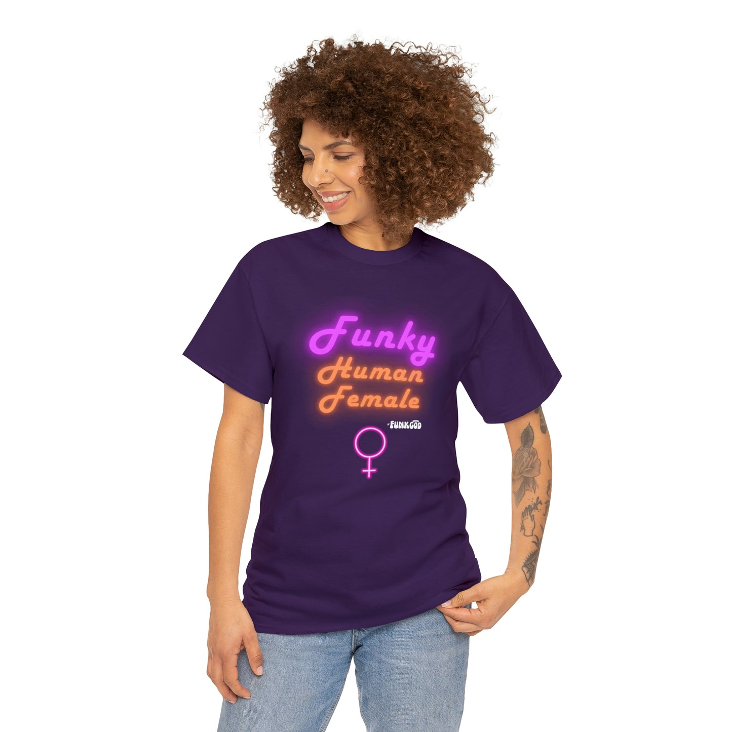 Funky Human Female Classic Tee Fit Feminist Shirt