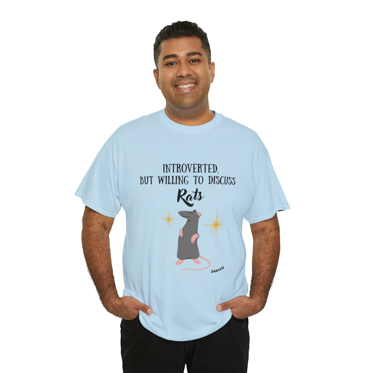 Rat Lover Unisex T-Shirt "Introverted But Willing to Discuss Rats"