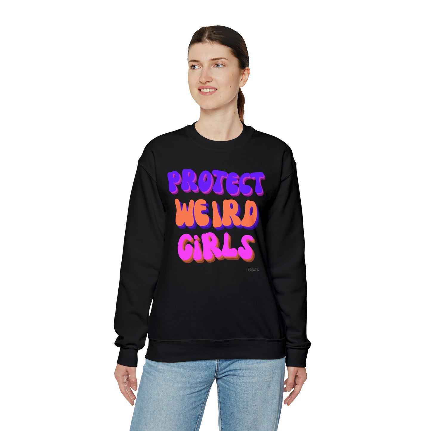 Protect Weird Girls Unisex Casual Sweatshirt