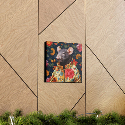 Fancy Rat Fine Art Print Canvas Wall Art