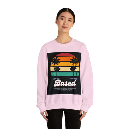 Based Retro 70s Unisex Casual Sweatshirt