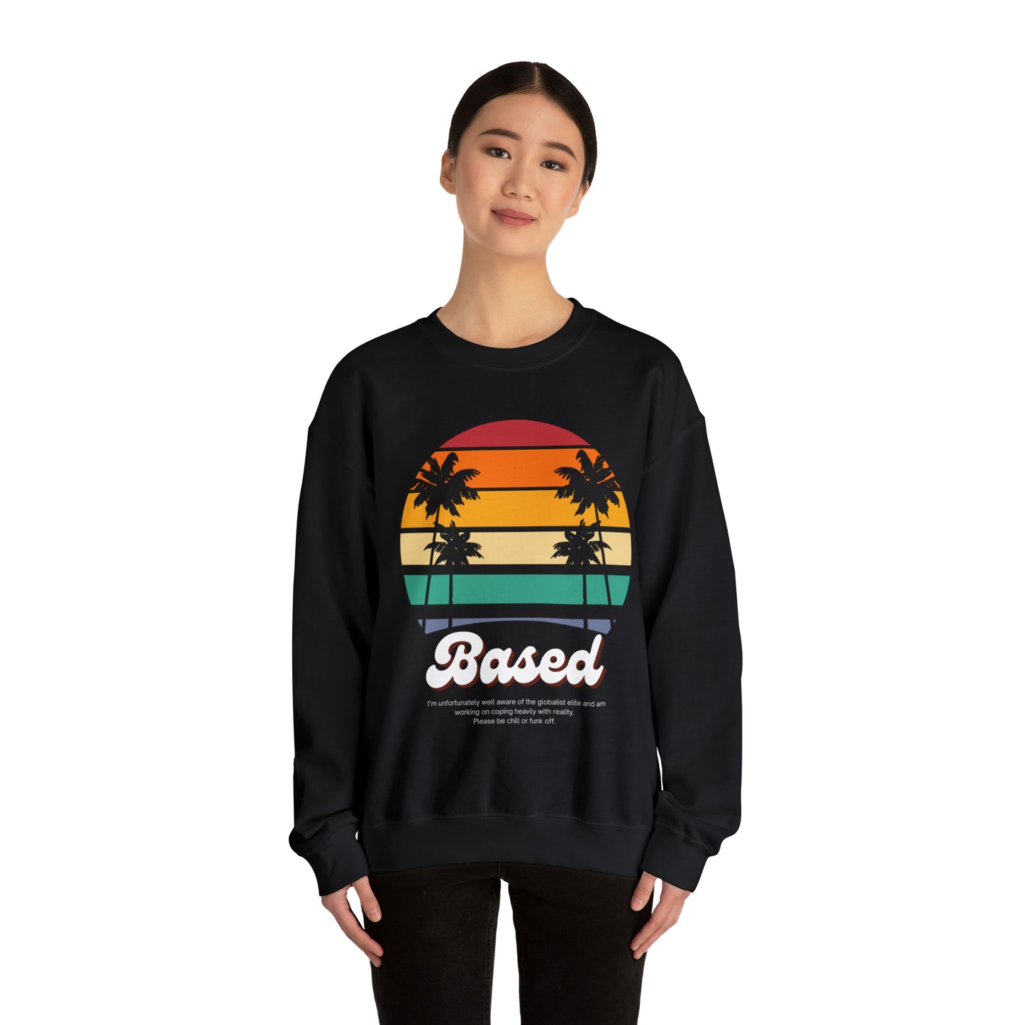 Based Retro 70s Unisex Casual Sweatshirt