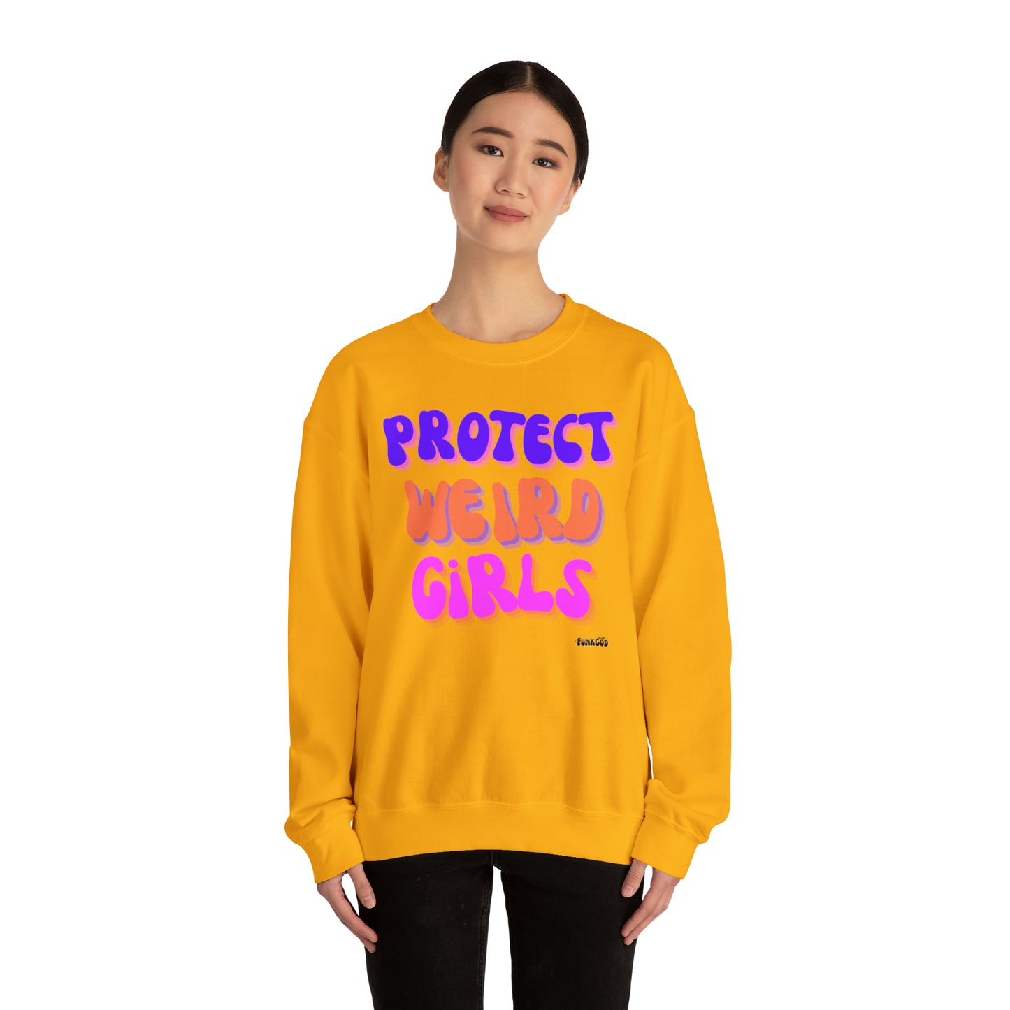 Protect Weird Girls Unisex Casual Sweatshirt