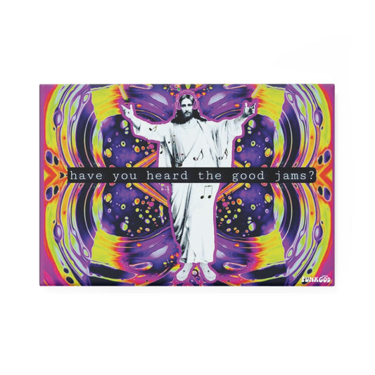 Have You Heard the Good Jams? Funky Jesus Magnet