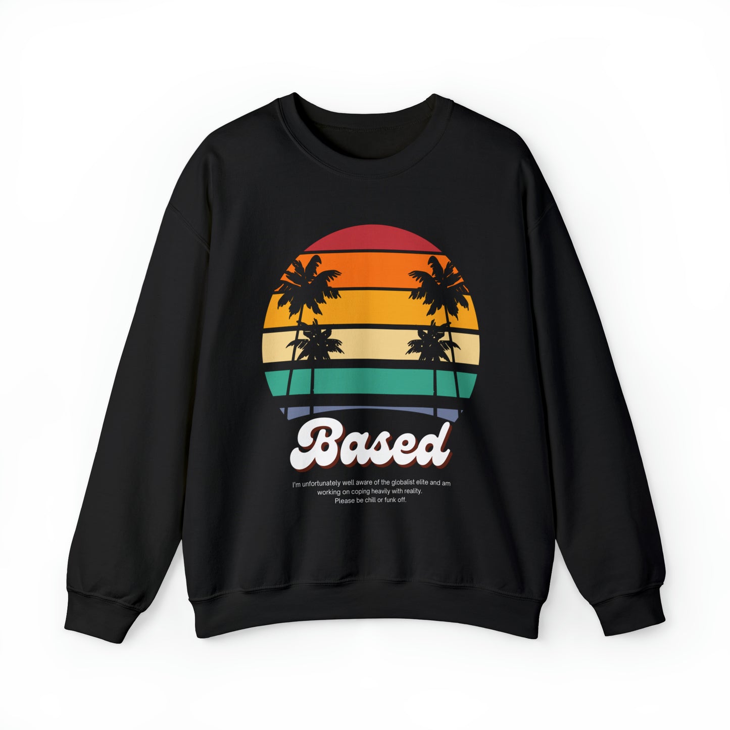 Based Retro 70s Unisex Casual Sweatshirt