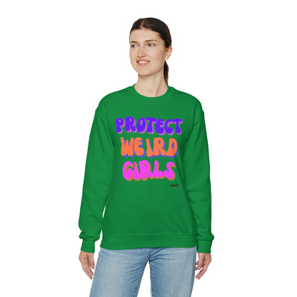 Protect Weird Girls Unisex Casual Sweatshirt