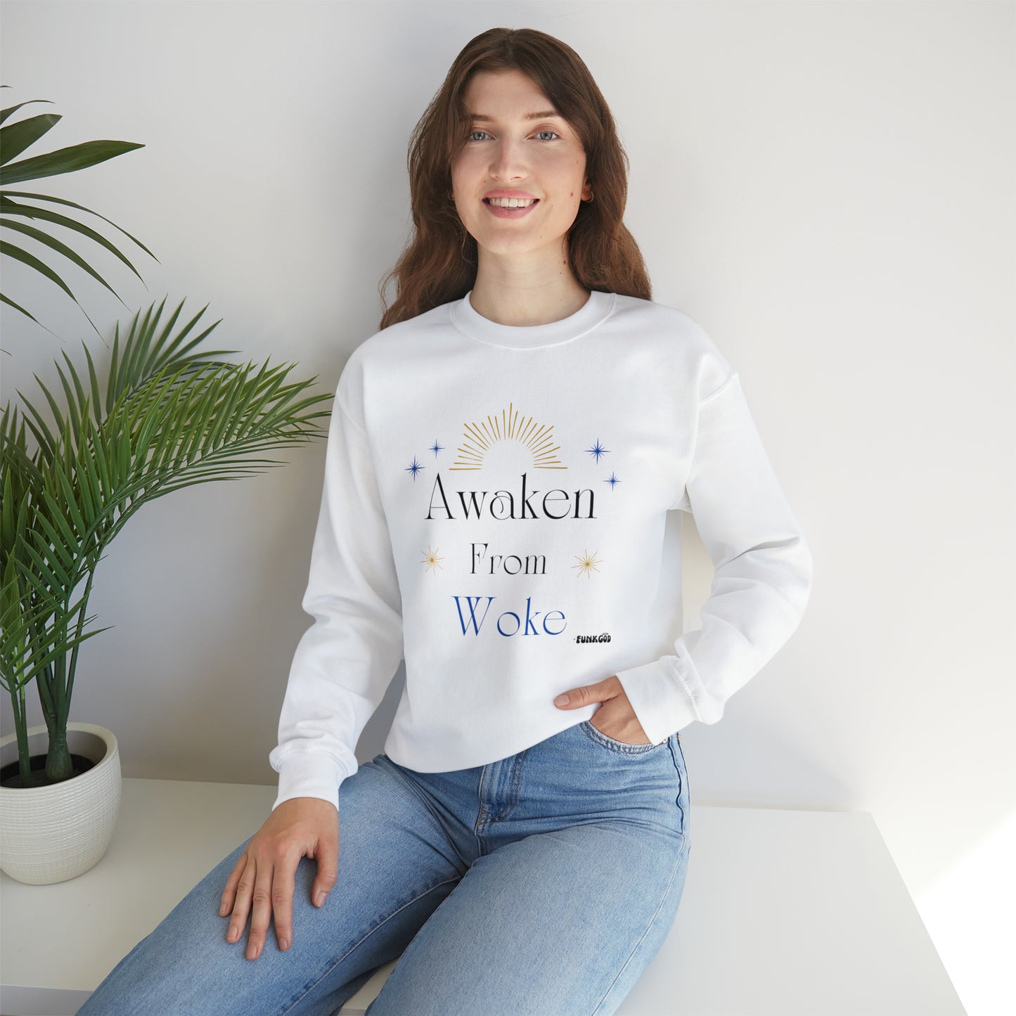 Awaken From Woke Unisex Casual Sweatshirt