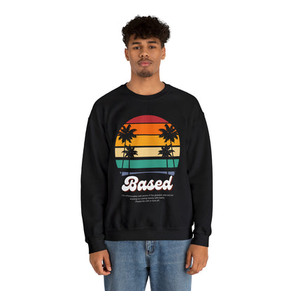 Based Retro 70s Unisex Casual Sweatshirt