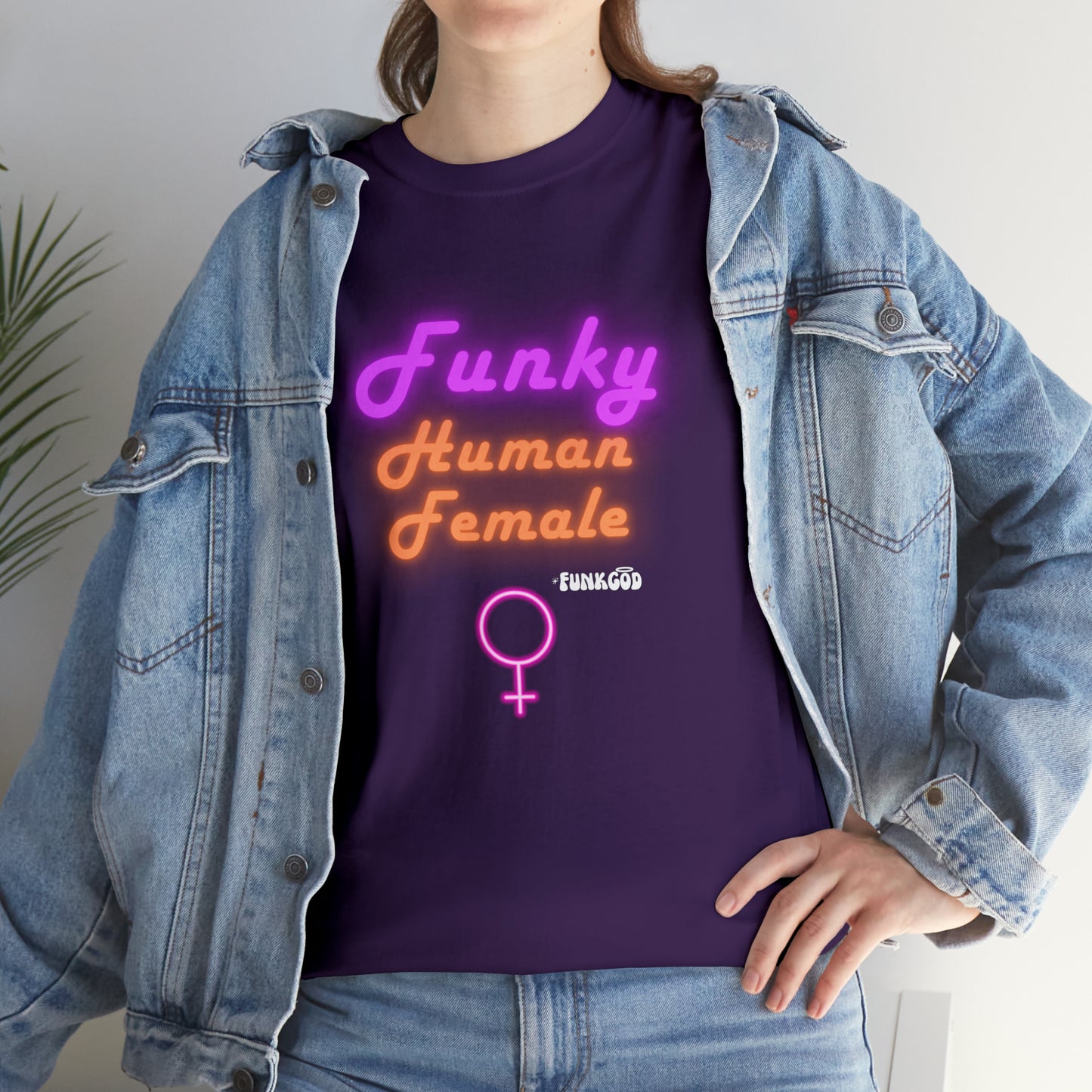 Funky Human Female Classic Tee Fit Feminist Shirt