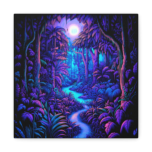 Moonlit Serenade Fine Art Print Canvas Wall Art