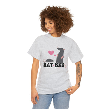 Rat Mom Cute T-Shirt For Rat Lovers, Relaxed Fit