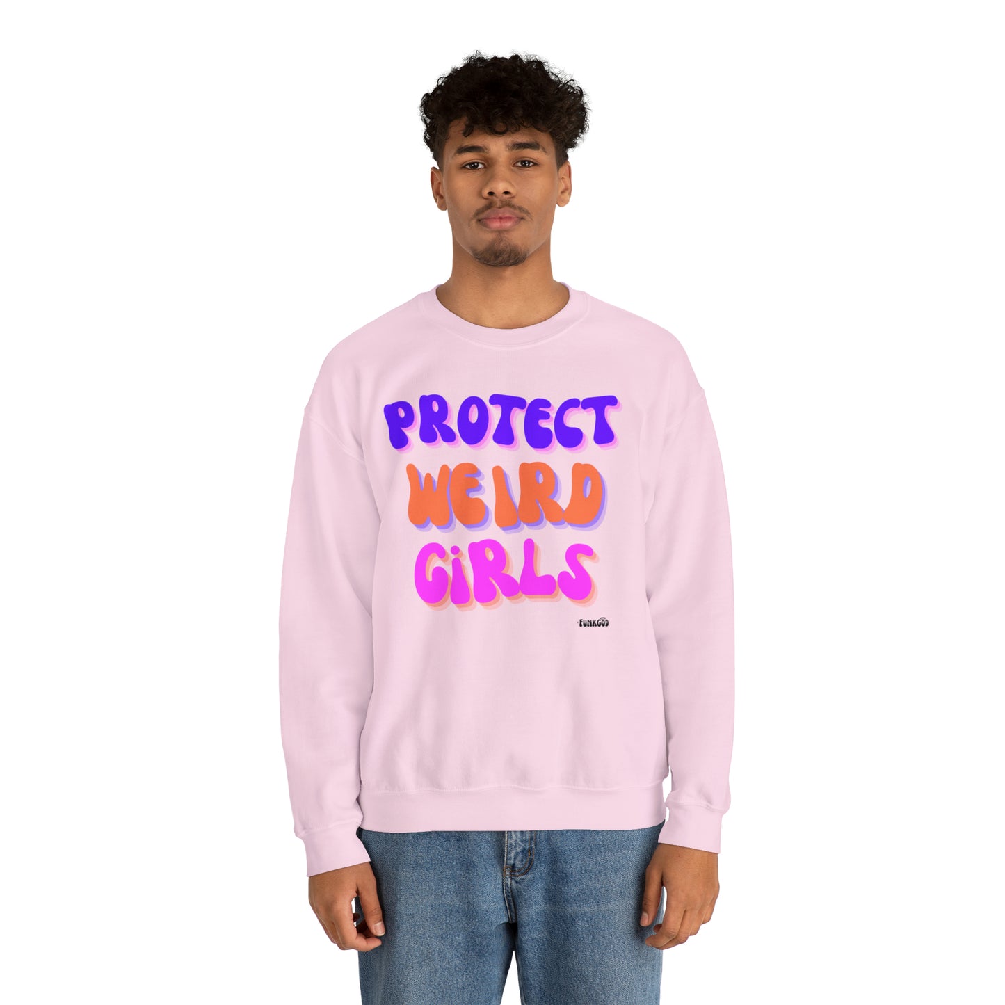 Protect Weird Girls Unisex Casual Sweatshirt