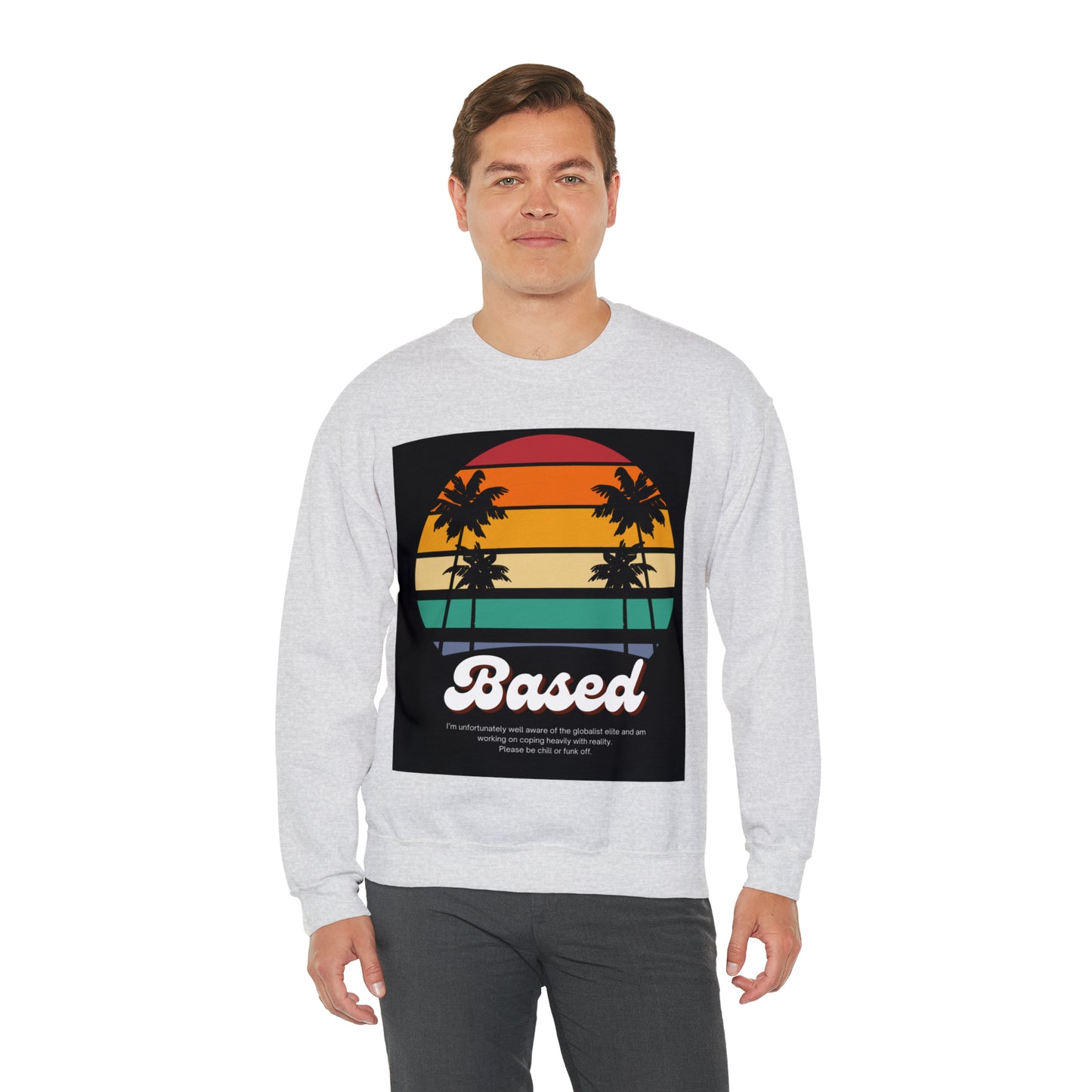 Based Retro 70s Unisex Casual Sweatshirt