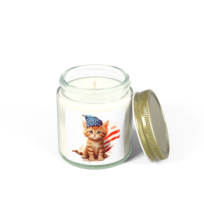 Patriotic Cat Scented Candle - 10 Different Scents