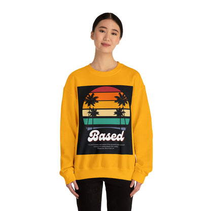 Based Retro 70s Unisex Casual Sweatshirt