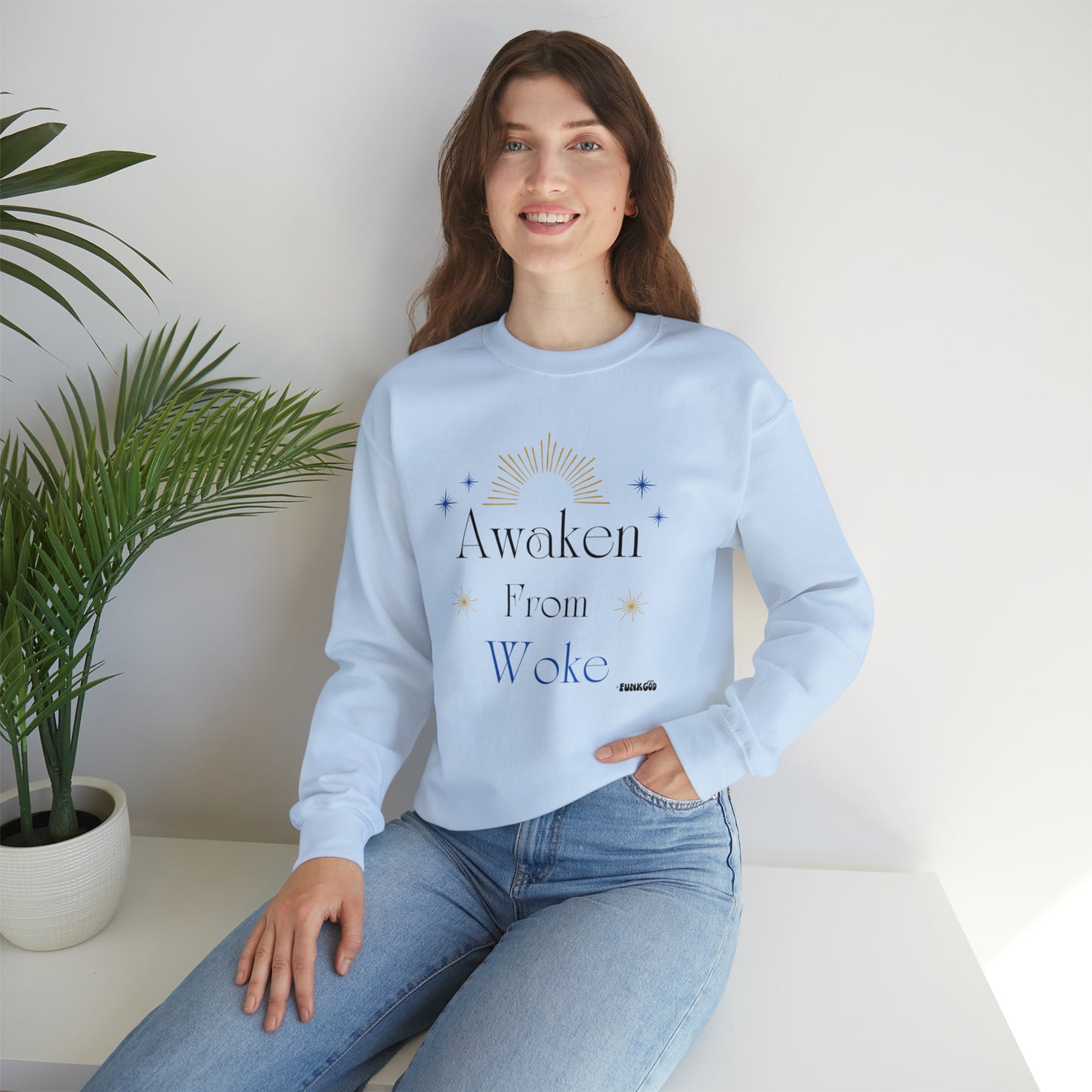 Awaken From Woke Unisex Casual Sweatshirt