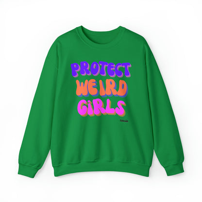 Protect Weird Girls Unisex Casual Sweatshirt