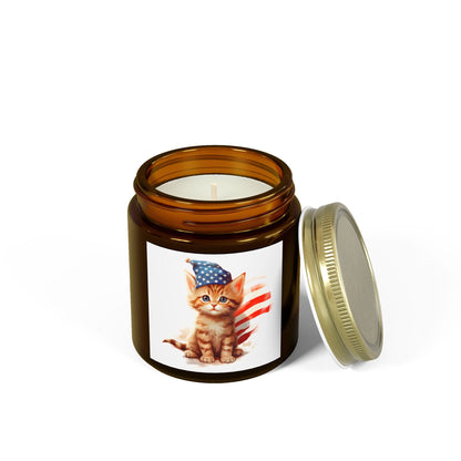 Patriotic Cat Scented Candle - 10 Different Scents