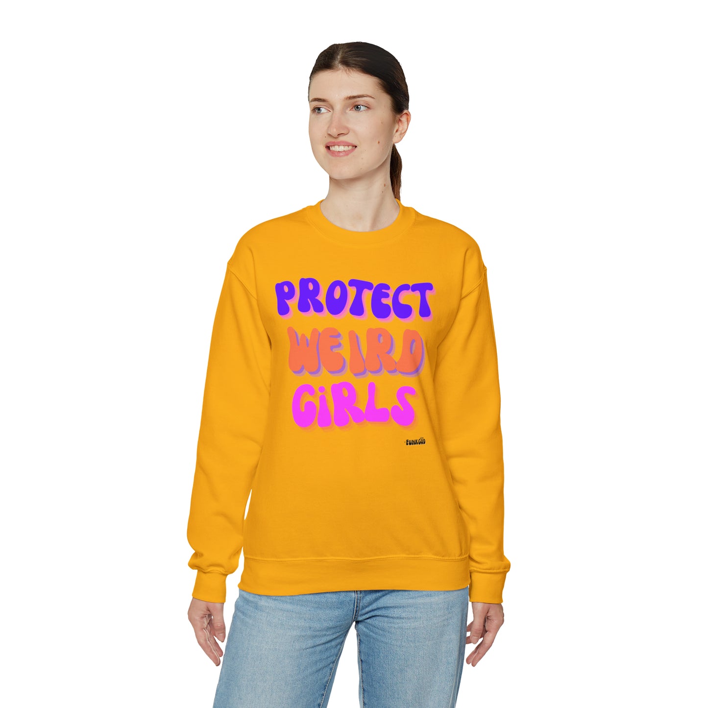 Protect Weird Girls Unisex Casual Sweatshirt