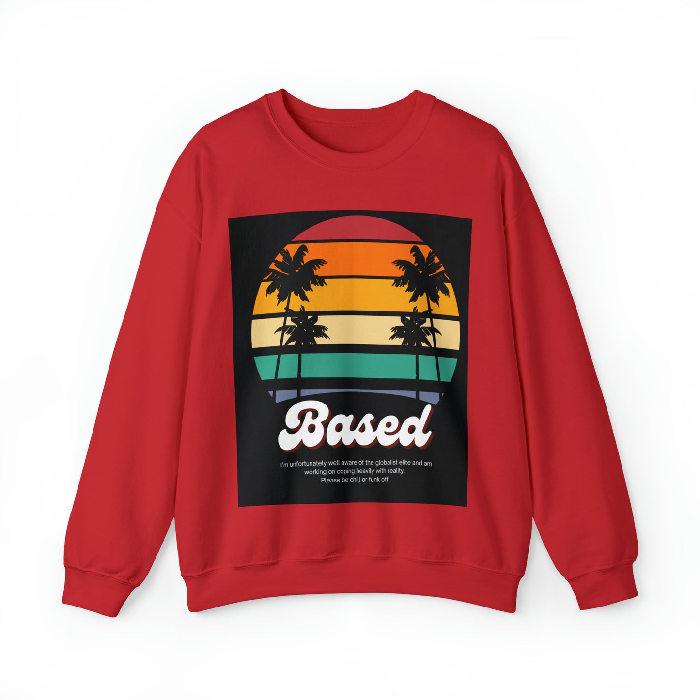 Based Retro 70s Unisex Casual Sweatshirt