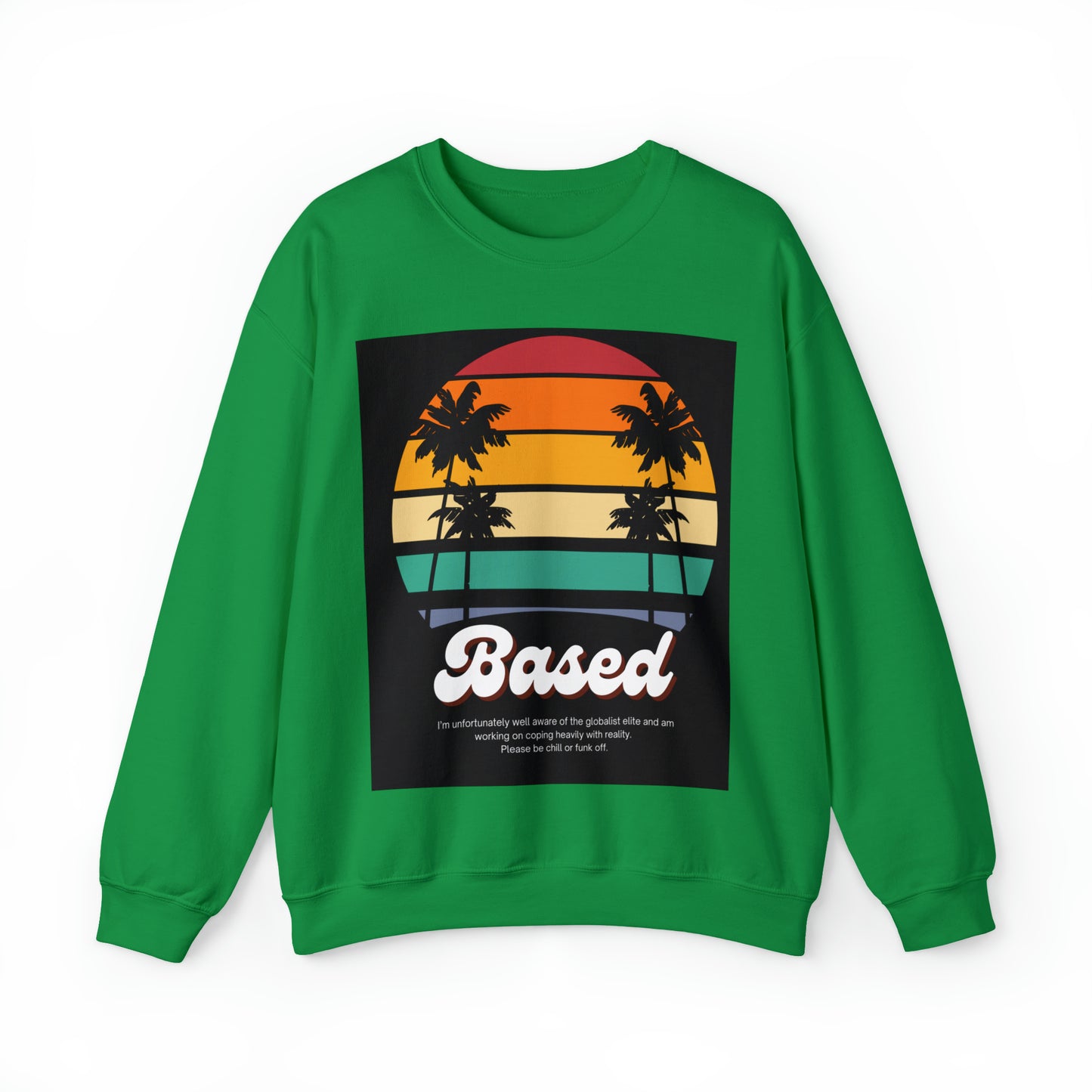 Based Retro 70s Unisex Casual Sweatshirt