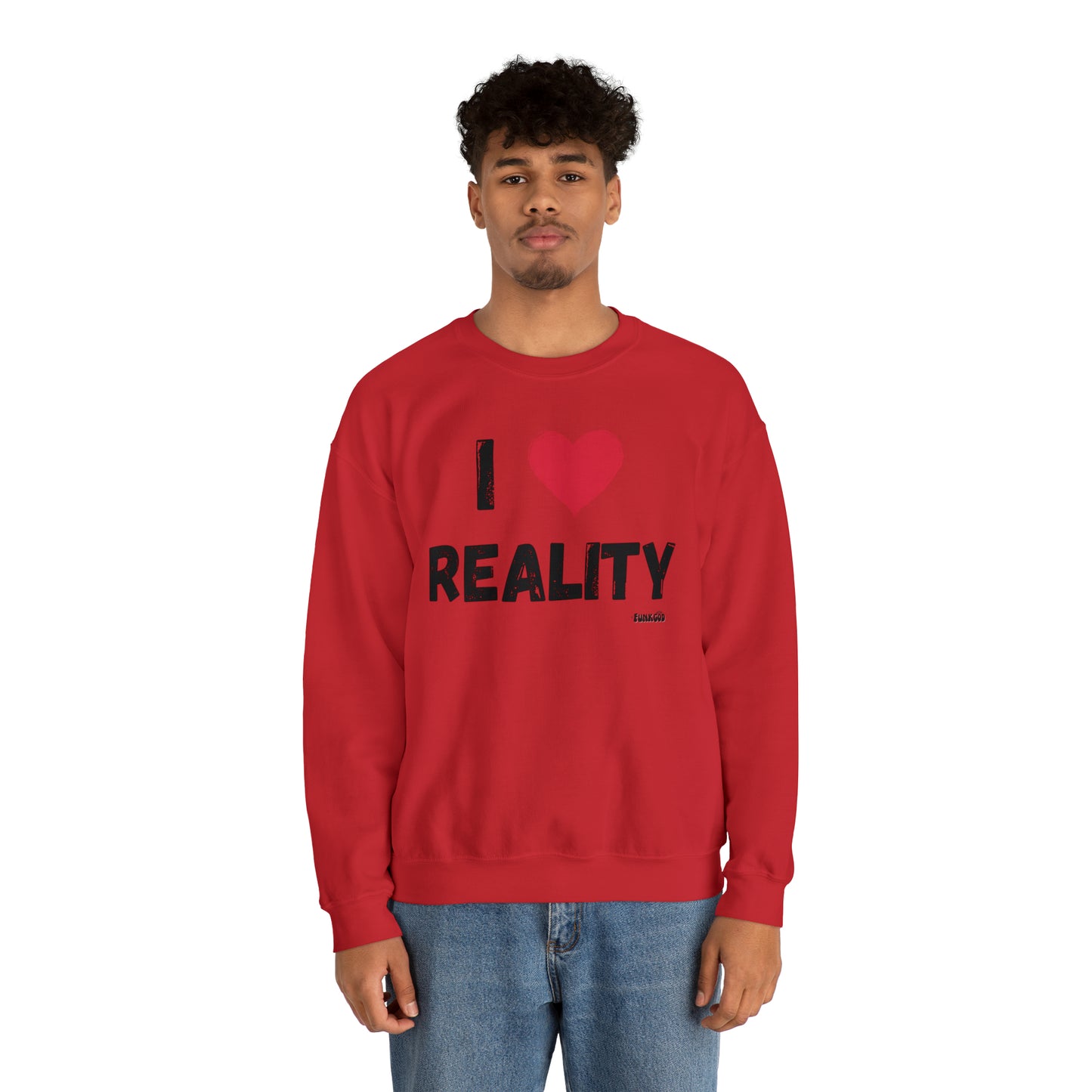 I Heart Reality Unisex Casual Sweatshirt