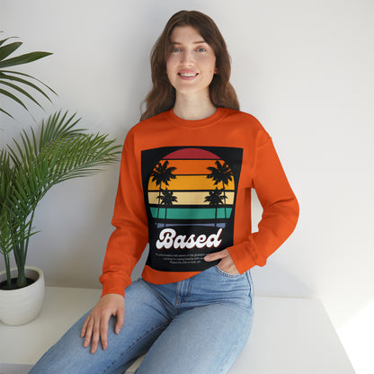 Based Retro 70s Unisex Casual Sweatshirt