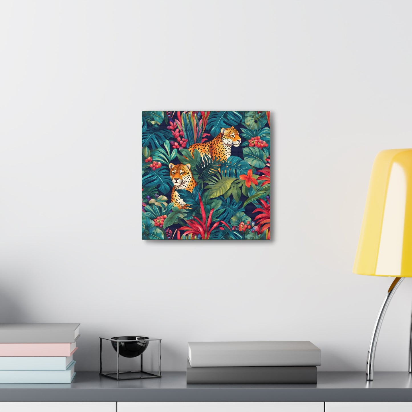 Tiger Lounge Fine Art Print Canvas Wall Art