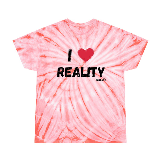 I Heart Reality Red Cyclone Tie Dye Unisex Tee