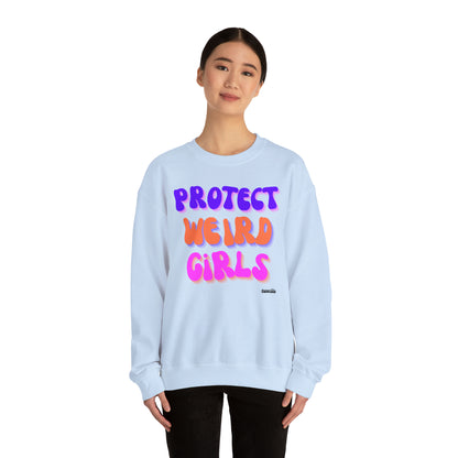 Protect Weird Girls Unisex Casual Sweatshirt