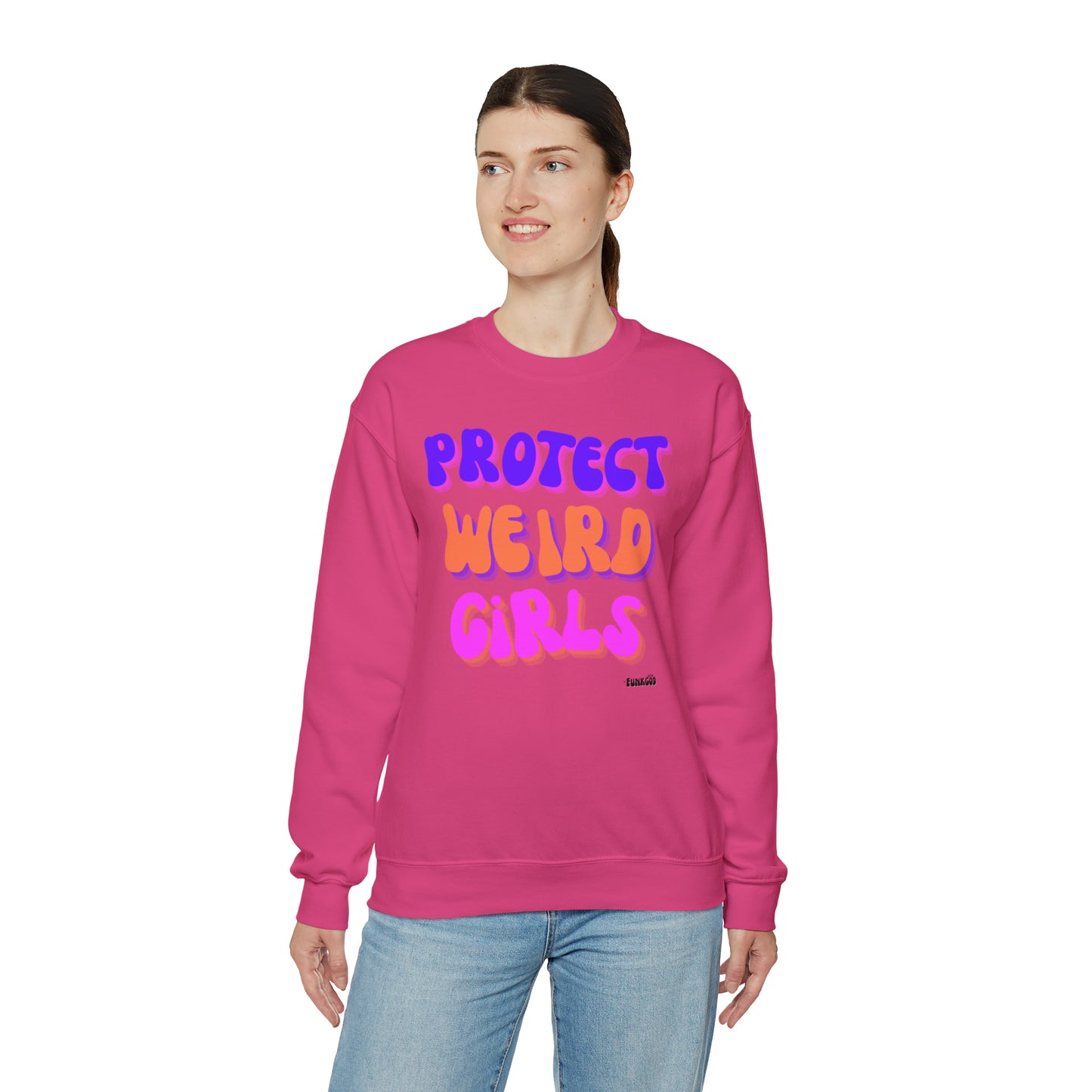 Protect Weird Girls Unisex Casual Sweatshirt