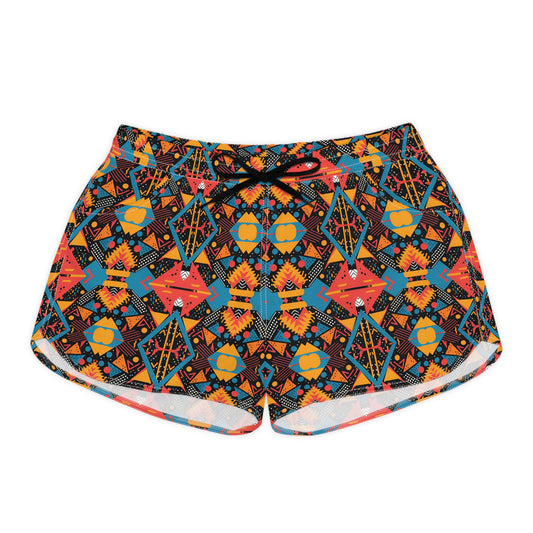 Primary Color Funky 80s Funky Casual Women's Shorts