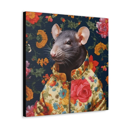 Fancy Rat Fine Art Print Canvas Wall Art