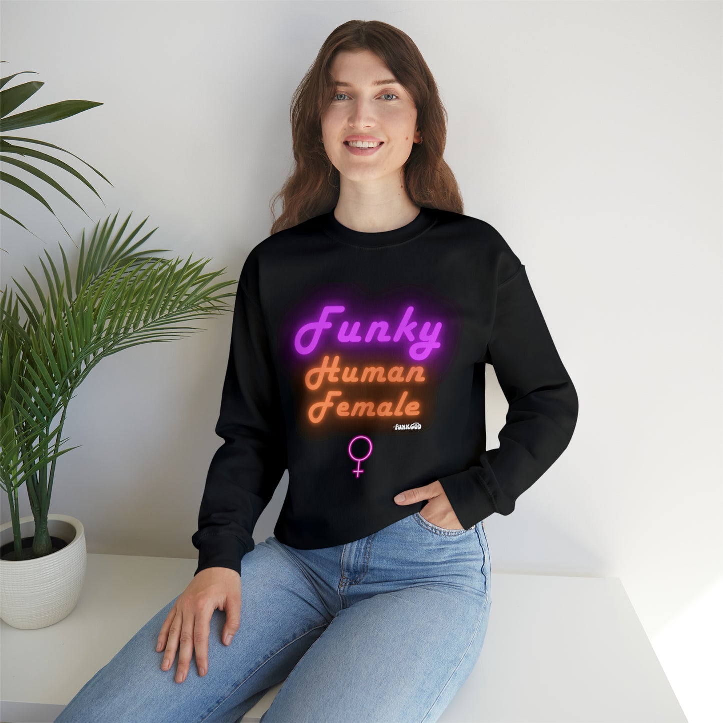 Funky Human Female Sweatshirt