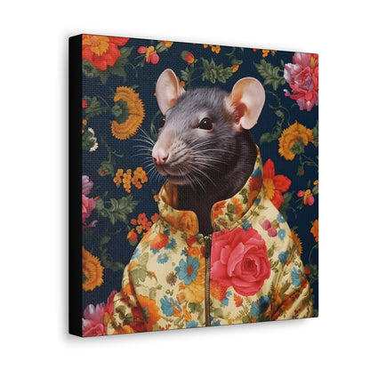 Fancy Rat Fine Art Print Canvas Wall Art